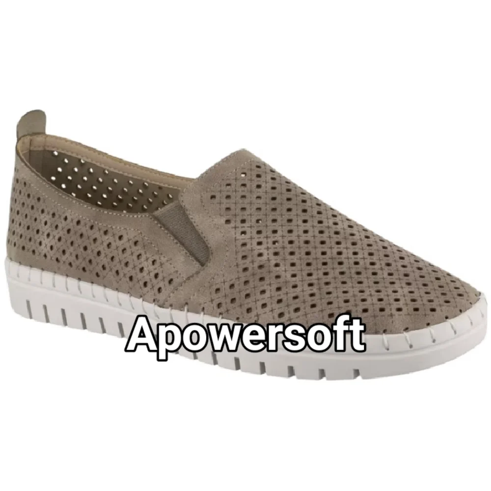 Perforated Slip-On Sneakers — Skechers — Size 10 - Picture 2 of 7